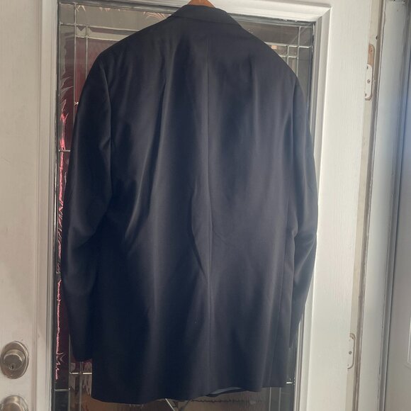 Paul Stuart Men’s Tuxedo, Sz 44 Tall, Black 100% Wool Pants 38 - Picture 3 of 11